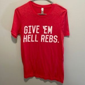 Give ‘em hell Rebs Ole Miss tee